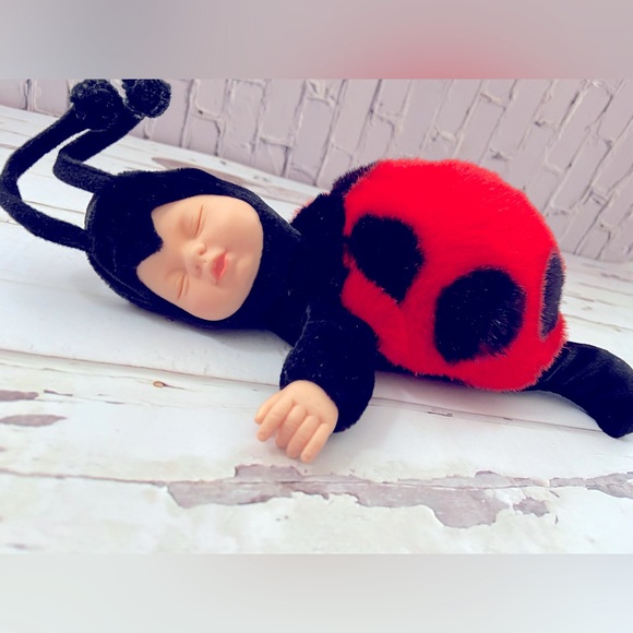 Anne Geddes Ladybug Baby Doll - Picture 3 of 9
